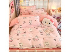 多兰诗牛奶绒四件套，199 元直降 100！