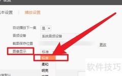 风行如何设置标准画质