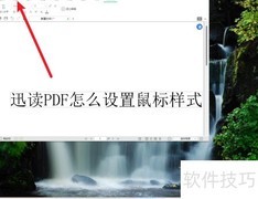 迅读PDF鼠标样式设置方法