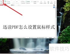 迅读PDF鼠标样式设置方法