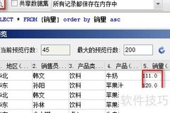 FineReport数据集排序技巧