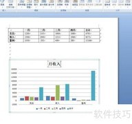 Word中设置图表标题的方法