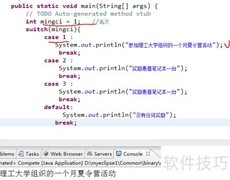 Switch结构用法解析