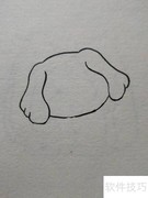 简笔画金毛犬教程