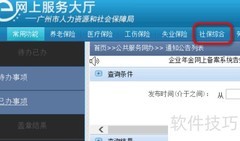 网上打印社保清单指南