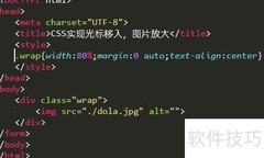 CSS实现图片悬停放大效果