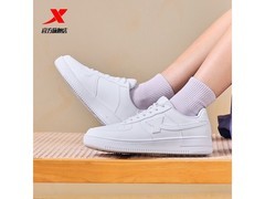 特步夏日小白板鞋，女款39码，到手仅109元！