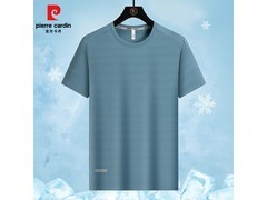 皮尔·卡丹男士冰丝T恤，到手仅29.9元