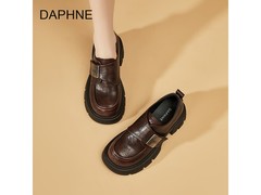 达芙妮英伦厚底乐福鞋，券后143元