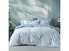 水星家纺竹摇枝影四件套五折抢