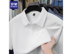 罗蒙男士短袖T恤2件79元，速来抢！