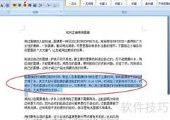 Word文档基础编辑技巧