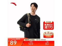 安踏男士轻暖T京东特惠低至84元