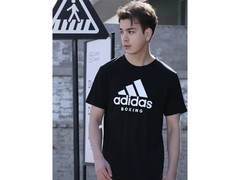 adidas 2XL圆领运动T恤5折仅69元