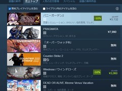 兔兔的秘密花园2登陆Steam登顶日本热销榜