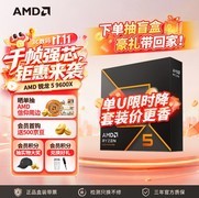 双十一攒机明智选择：锐龙5 9600X+单通道DDR5买新不买旧