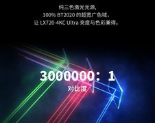 双11投影仪精选：电影党、游戏玩家都能看，优派LX720-4KC Ultra真香