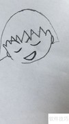 小丸子唱歌简笔画教程