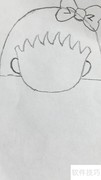 小丸子招手简笔画教程