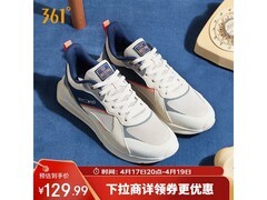 361°男子休闲运动鞋42码，到手117元