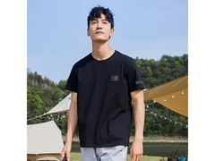 Pioneer Camp男士夏季纯棉黑T恤5折购