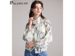 帕罗桑蚕丝印染夹克550元