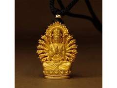 小众高级！千手观音挂坠项链促销，到手仅199元