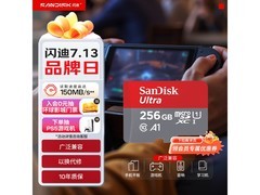 闪迪256GB TF卡京东活动到手价289元