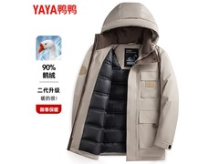 鸭鸭鹅绒羽绒服，京东5折仅199元