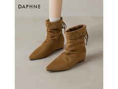 达芙妮加绒马丁靴78.95元抢