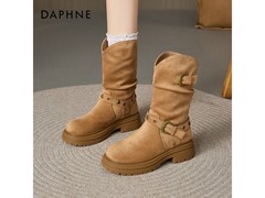 达芙妮厚底马丁靴限时抢购