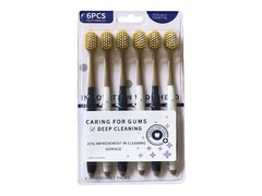 Jepoo软毛牙刷6支装3.99元，满12减2速抢！