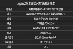 2026年游戏本深度评测：HyperX暗影精灵MAX 300W+性能 硬核玩家值得看