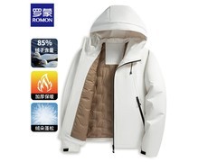 罗蒙象牙白情侣款羽绒服149元包邮