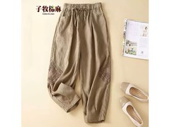 子牧棉麻夏裤59元包邮