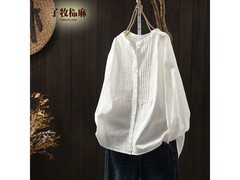 子牧棉麻衬衫69元春日特惠