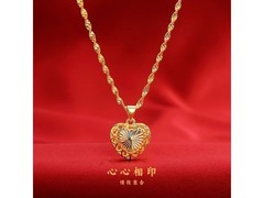 2026新款女士米字爱心项链促销，69元赠精美礼盒