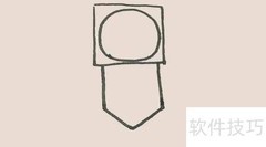 英式挂钟简笔画教程