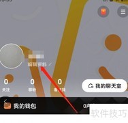安卓天聊主页预览方法