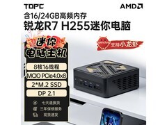 TOPC锐龙R7 H255迷你主机直降300元