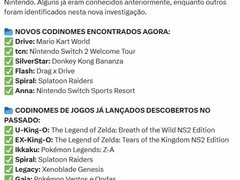 Switch2内部文件曝光任天堂多款新作开发代号