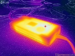 某款18英寸游戏本电源适配器温升异常达70°C