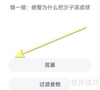 螃蟹滚沙成球的秘密