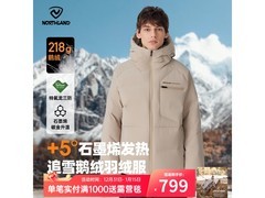 诺诗兰鹅绒服填充三防鹅绒，到手仅498元