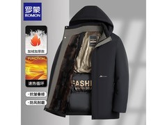 罗蒙男士XL加厚黑棉服，到手仅79元
