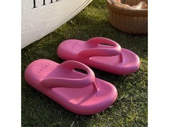 双萌女士厚底增高拖鞋，到手仅13.9元