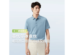 红豆5A抗菌Polo衫89.9元