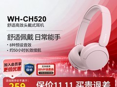 索尼WH-CH520黄色款热卖