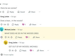 神界新作或含成人内容，拉瑞安回应熊在森林引热议