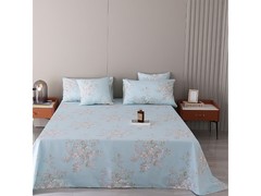 柳庭纯棉长绒棉丁香花床单低至139元